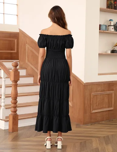 Vista 5 de KOJOOIN Falda renacentista para mujer, vestido de hada victoriana, vestido suave