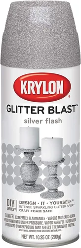 Vista 18 de Krylon K03806A00 Glitter Blast Pintura en aerosol con diamantina para proyectos de manualidades, Rojo Bomba de Cereza, 5.75 oz