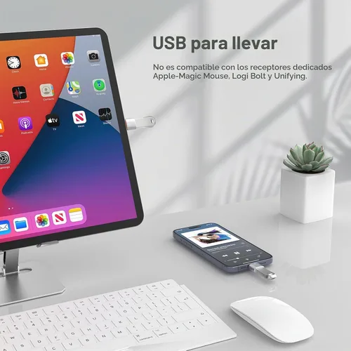 Vista 6 de Duyasurs Paquete de 6 adaptadores USB C a USB, transferencia de datos de alta velocidad, adaptador USB C macho a USB 3.0 hembra OTG para iPhone 17