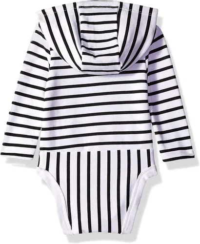 Vista 2 de Hanes Ultimate Baby Flexy Knit Jogger con capucha y manga corta
