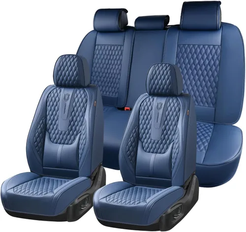 Vista 25 de Coverado Fundas de asiento delantero, fundas de asiento delantero de automóvil, fundas de asiento de piel de napa para automóviles, fundas