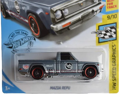 Vista 2 de Hot Wheels Velocidad Grahpics 9/10 Mazda Repu 93/250, Pizarra
