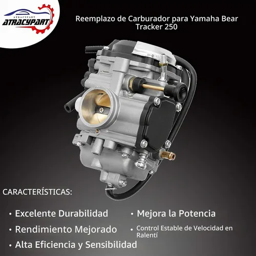Vista 2 de Reemplazo de carburador para Yamaha Bear Tracker 250 YFM250 YFM250X 1999-2004