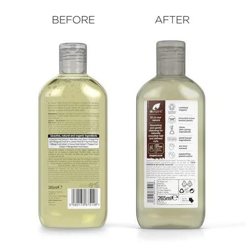 Vista 8 de Organic Doctor Champú de aceite de coco virgen orgánico, 9 onzas líquidas