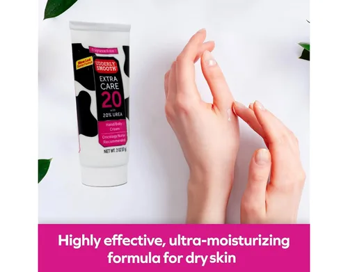 Vista 7 de Udderly Smooth Manos y cuerpo, cuidado extra 20 crema 2 oz