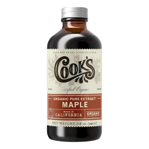 Vista 29 de Cook's, Sabor puro de vainilla sin alcohol, para cocinar, hornear, postres, extracto alternativo de vainilla de Madagascar sin alcohol, 8 onzas