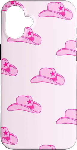 Vista 23 de Funda con estampado de sombrero de vaquero rosa para iPhone 13 Pro Max