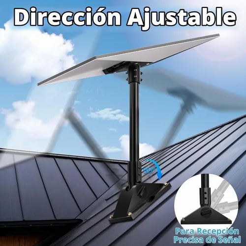 Vista 3 de UBeesize Starlink Gen 3 Mount, Starlink Kit de montaje en poste para antena parabólica estándar Gen 3, soportes de techo StarLink ajustables Gen3