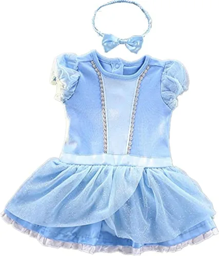Vista 14 de Disfraz de princesa para niñas pequeñas, disfraz de tutú de Halloween, mameluco de Navidad Nn11