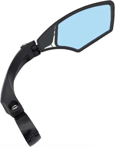 Vista 4 de Hafny Nuevo espejo de bicicleta para manillar, HD resistente a explosiones, cristal transparente seguro, espejo retrovisor giratorio ajustable
