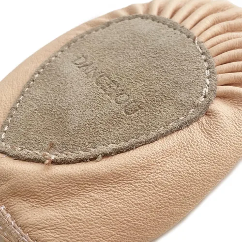 Vista 4 de DANCEYOU Pirouette Lyrical Leather Half Sole Ballet Jazz Contemporáneo Práctica Turning Dance Zapatos Niñas Mujeres Niño Hombres