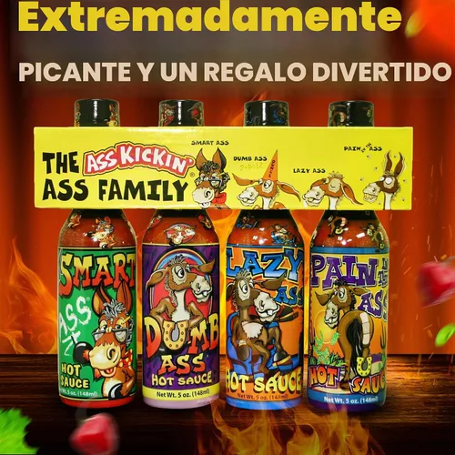 Vista 7 de ASS KICKIN' - Set familiar de salsa picante