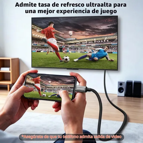 Vista 4 de Cable USB C a puerto de pantalla 1.4 (8K @60Hz 4K a 240Hz) 3.3 pies