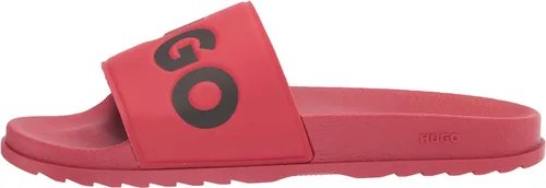 Vista 8 de HUGO Sandalias deslizantes con logotipo grande para hombre