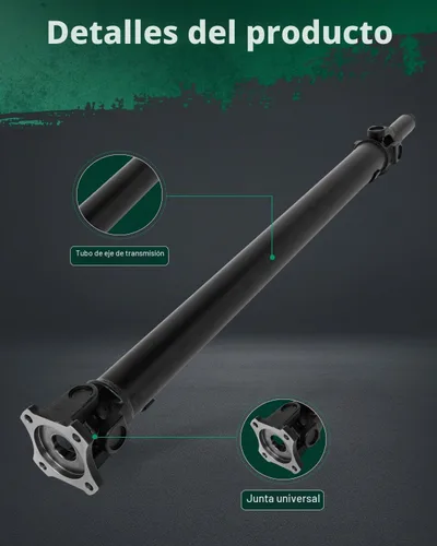 Vista 3 de SCITOO 45.96"/1167.5 MM Conjunto de eje de transmisión trasero Eje propulsor compatible para Chevy S10 1994-2003, para GMC Sonoma 1994-2003 15043842