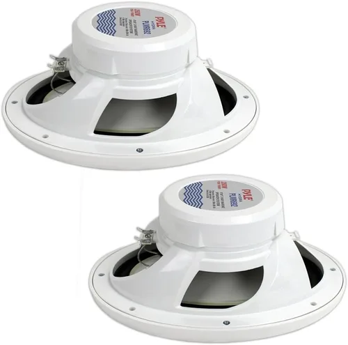 Vista 5 de Pyle Receptor marino Bluetooth estéreo + altavoces marinos dobles Pyle de 6 x 9 pulgadas Sistema de audio impermeable para barco