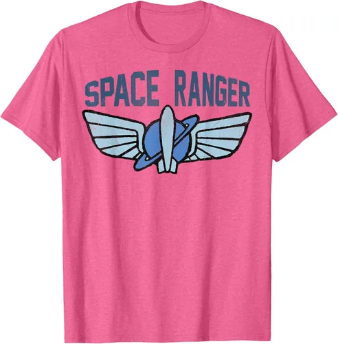 Vista 23 de Disney Pixar Toy Story 4 Buzz Lightyear Space Ranger Badge - Camiseta, Negro, S