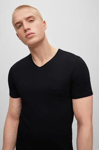 Vista 3 de BOSS Paquete de 3 camisetas de punto con cuello en V para hombre