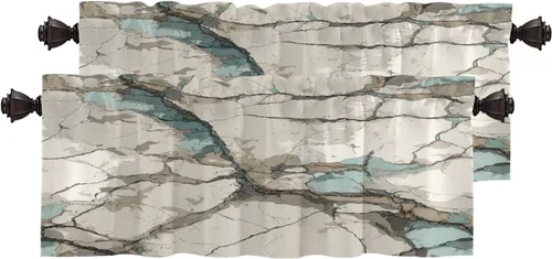 Vista 96 de Cortinas opacas de poliéster multicapa para ventanas de padre e hijo, 2 unidades, 26 x 24 pulgadas