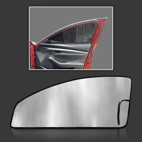Vista 15 de GalaxyAutoShield - Parasoles laterales frontales de ajuste personalizado (2 piezas) para Mazda Mazda3 Hatchback 2019, 2020, 2021, 2022, 2023, 2024