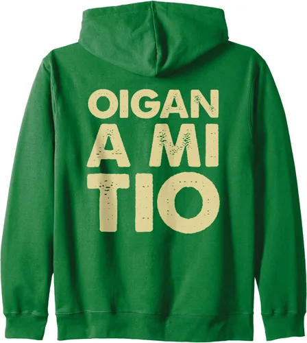 Vista 7 de MEDELLIN ANTIOQUIA - Sudadera con capucha con cremallera y frase popular, Negro