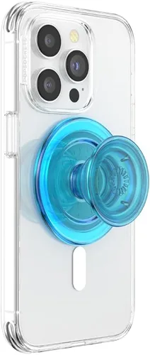 Vista 27 de Agarre para teléfono PopSockets con soporte expansible, agarre adhesivo, azul - Cobalto mate