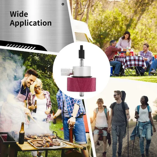 Vista 7 de Propane Refill Adapter For Green Gas Tanks With Silicone Oil Port, Perfect For Outdoor Activities