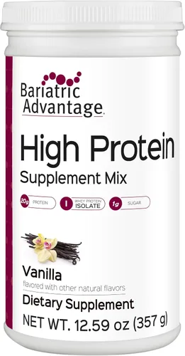 Vista 8 de Bariatric Advantage Mezcla de suplemento alto en proteínas, chocolate, 14 porciones