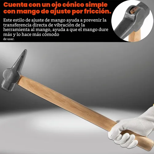 Vista 4 de Herrero Hammer Eye Punch Top Herramientas utilizadas con un golpeador ideal para forja en caliente