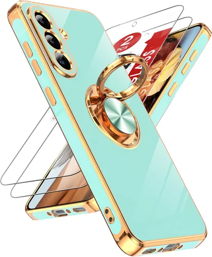 Vista 42 de LeYi Funda para iPhone XR: con Protector de Pantalla de Vidrio Templado [Paquete de 2] Soporte de Anillo Giratorio de 360°, Soporte Magnético
