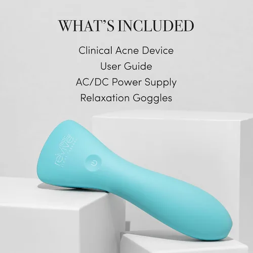 Vista 6 de ReVive - Dispositivo clínico para acné, varita de luz roja y azul para brotes, herramientas de acné autorizadas por la FDA, herramientas faciales