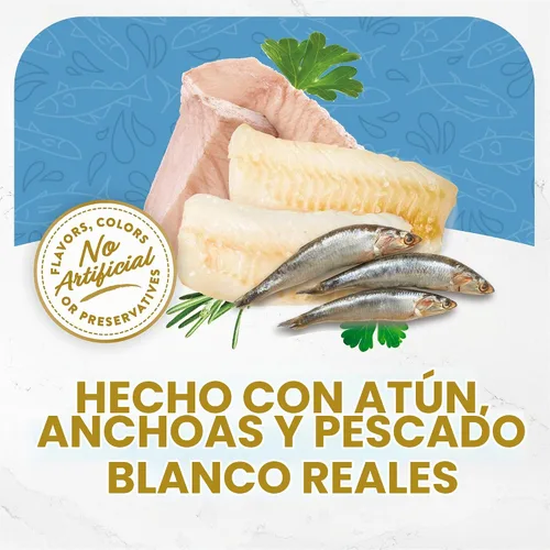 Vista 3 de Suplementos pPurina Fancy ara gatos, multi paquete de caldos gourmet, (16) 1.4 onzas Bolsas, Classic