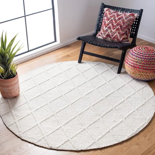 Vista 18 de SAFAVIEH Colección Natura - Alfombra decorativa de 2 x 3 pies, gris, hecha a mano de lana y viscosa, ideal para áreas de alto tráfico en entrada