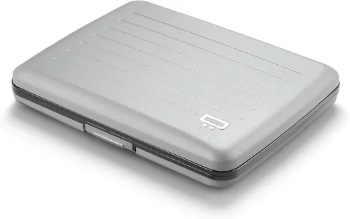 Vista 24 de Cartera de aluminio, gran capacidad, protección RFID. Modelo: OSLO LARGE Aluminio negro