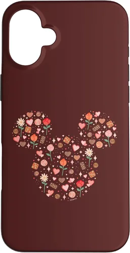 Vista 22 de iPhone 13 Pro Max Disney Mickey Mouse Icon Fill Chocolates Flowers Hearts Love Case