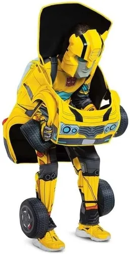 Vista 3 de Transformers Abejorro Convertir Disfraz de Halloween para niños