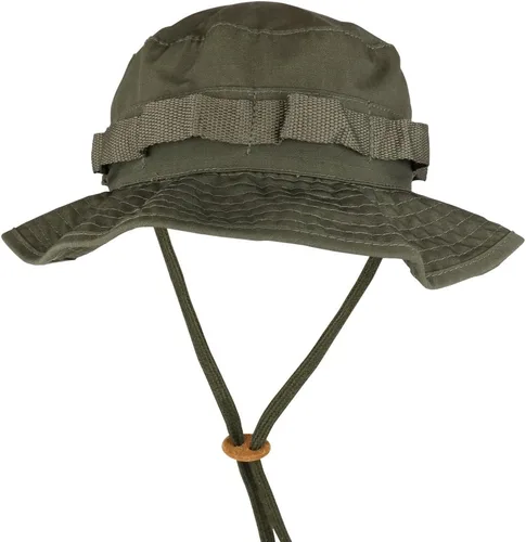 Vista 2 de Gorra Jungle Boonie de algodón resistente al desgarro con correa para la barbilla