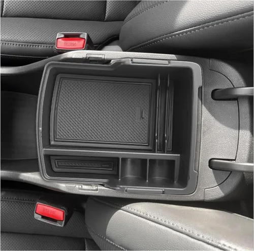 Vista 8 de SXCY 2 piezas superiores para Hyundai Kona/Kona EV 2024 2025 2026 Organizador de consola central para Hyundai Kona EV 2024-2026, accesorios