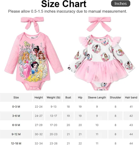 Vista 7 de Disney Conjunto de mameluco de Minnie Mouse de manga corta para bebé, 2 piezas