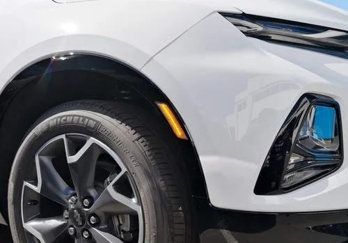 Vista 5 de iJDMTOY Kit de Luces Marcadoras Laterales LED Ámbar de Lente Transparente para Parachoques Compatible con Cadillac ATS 2013-2014, Cadillac XT5 2017
