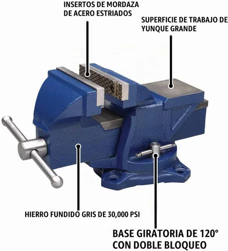 Vista 2 de Morsa de banco Wilton 11104, ancho de la mordaza 10cm, abertura de la mordaza 10cm