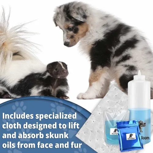 Vista 5 de UpBloom - Benny's Best Pet Skunk and Odor Eliminator Shampoo Deodorizer Kit Buddy - Champú y accesorios para perros, gatos y mascotas Skunk