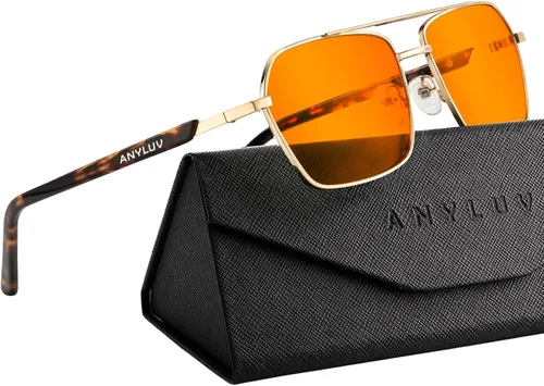 Vista 9 de ANYLUV Blue Light Glasses Men/Women, Blue Light Blocking Glasses, Computer Screen Blocker Eyes Protection Glasses
