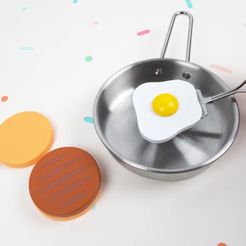 Vista 2 de Story Magic Juego de cocina de madera, juego de cocina de madera para niños de más de 4 años