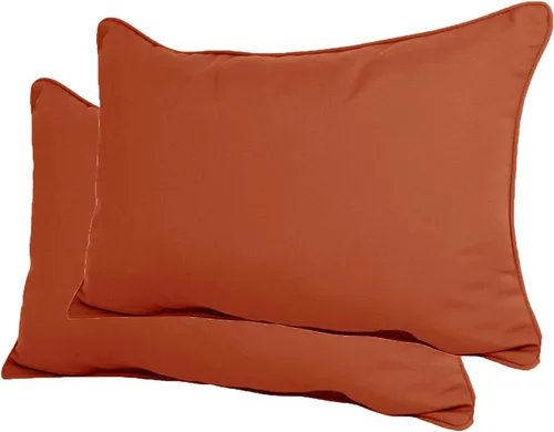 Vista 13 de Comfort Classics Sunbrella - Juego de 2 almohadas lumbares para exteriores e interiores (beige antiguo)