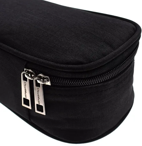 Vista 4 de CLOUDMUSIC Estuche para ukelele Bolsa de concierto Mochila acolchada para soprano 21 pulgadas (Soprano, Negro) Padded, Backpack