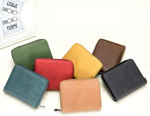 Vista 35 de boshiho Cartera con bloqueo RFID de 24 ranuras para tarjetas de crédito, de piel auténtica, organizador de múltiples tarjetas, con cremallera