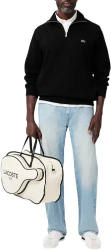 Vista 4 de Lacoste Sudadera entrelazada de cuello alto con cremallera para hombre