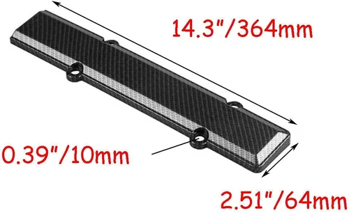 Vista 2 de JDM - Cubierta de válvula de motor de fibra de carbono compatible con Honda Civic B16 B18 VTEC Type-R