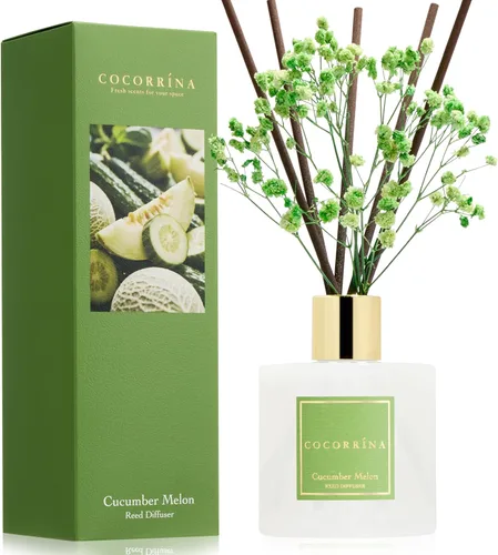 Vista 44 de Difusor de Varillas Cocorrína - Difusor Aromatizante con Aroma de Arroyo de Bambú con 8 Varillas, Difusor de Fragancia para Hogar, Decoración